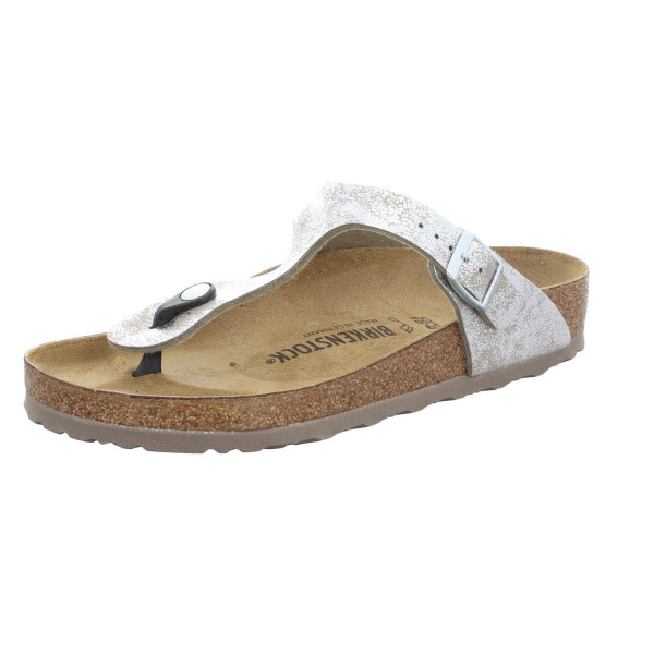 Birkenstock Gizeh SYN Was Metallic Silver 285 994 029 - Bild 1