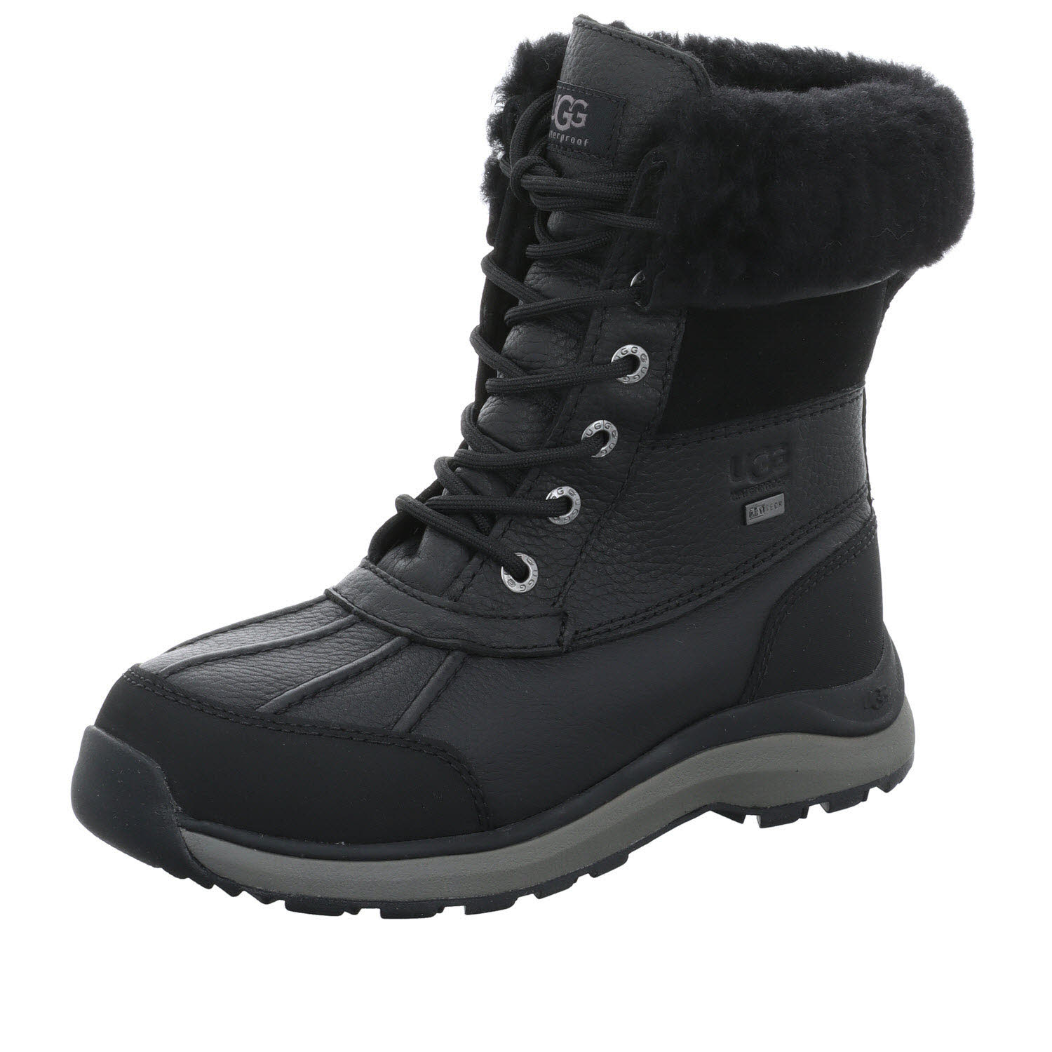 ugg black combat boots